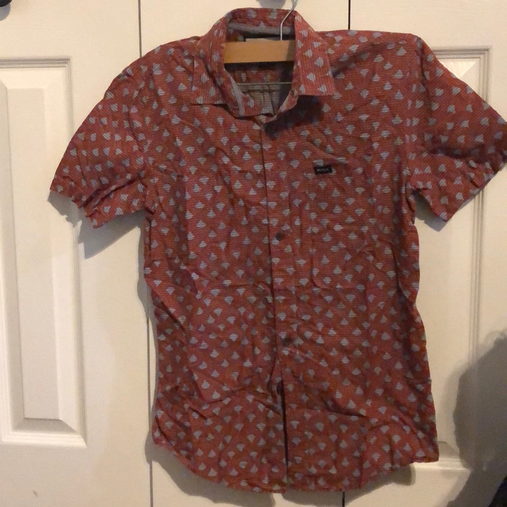 Men’s xs RVCA slim fit shirt